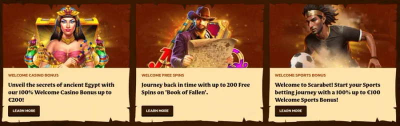 Scarabet casino en ligne bonus